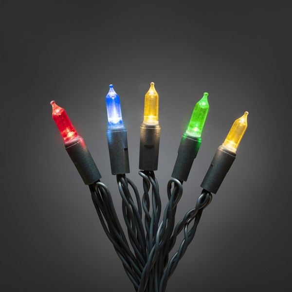 Konstsmide Weihnachtsbeleuchtung LED Minilichterkette 120 Bunte Dioden-image