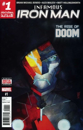 Infamous Iron Man #1 VF/NM; Marvel | Bendis Maleev 1st Print - w/Bag+Board