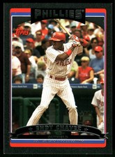 Endy Chavez Philadelphia Phillies 2006 Topps Black #83 SN /55