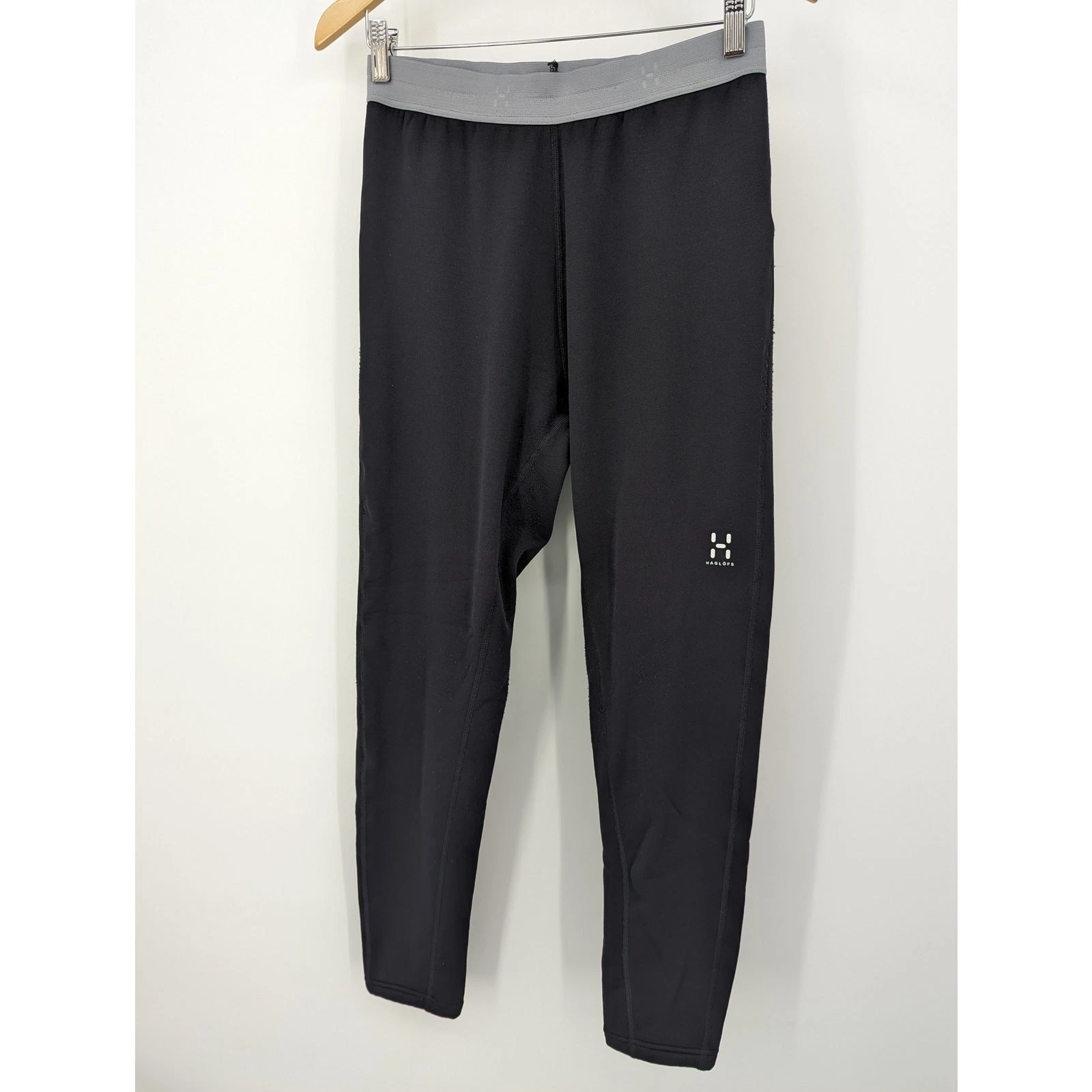 Haglöfs Soft Polartec Base Layer Pants XXL Black Thermal Fleece Lined Outdoor