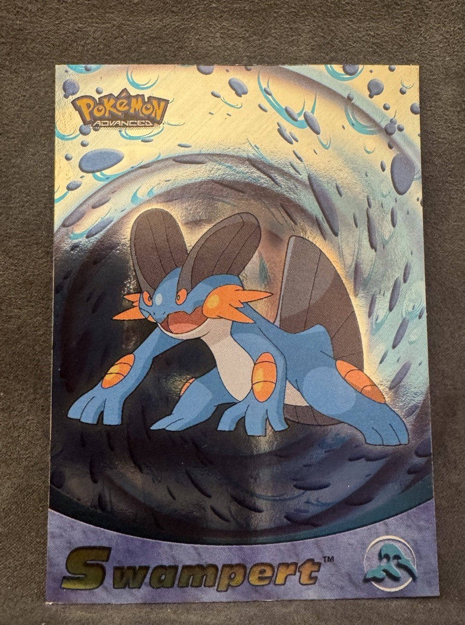 Swampert #80 Topps Advanced Challenge Pokémon 2003 - Holo Lightly Played