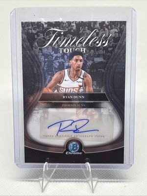 2025-26 Bowman Ryan Dunn Timeless Touch Signatures Auto #TTA-RD Suns