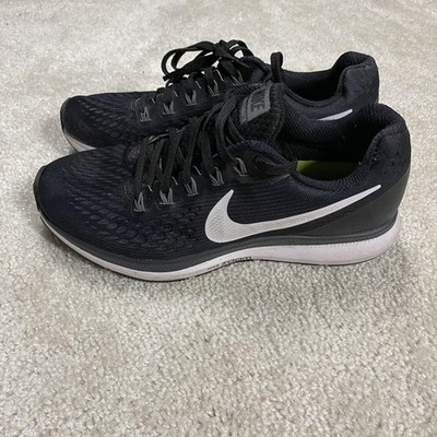 Nike Zoom Pegasus Shoes Womens Size 8 Black Athletic Running Sneakers 880560-001