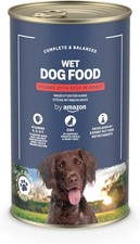 By Amazon Wet Dog Food, Beef Chunks in Gravy 1.24kg 2.66 per kilo
