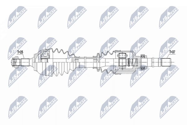 NTY NPW-CT-150 Antriebswelle Vorne Rechts FüR CitroËN DS Peugeot-image