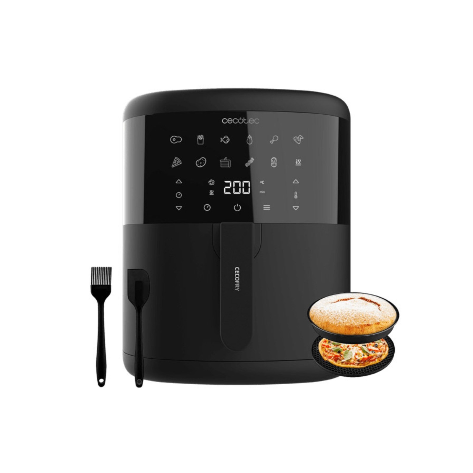 Cecotec Cecofry Bombastik 6000 Friggitrice Ad Aria 6L 1700W Nero