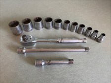Vintage Snap On Tools 12 Drive Socket Ratchet Extension Set