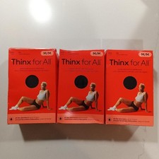 3 PK Thinx for All Women's Comfort Brief Leakproof Period Underwear, Size Medium
