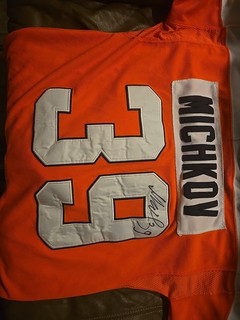 Philadelphia Flyers 2024/25 Burnt Orange Men's Jersey #39 Matvei Michkov