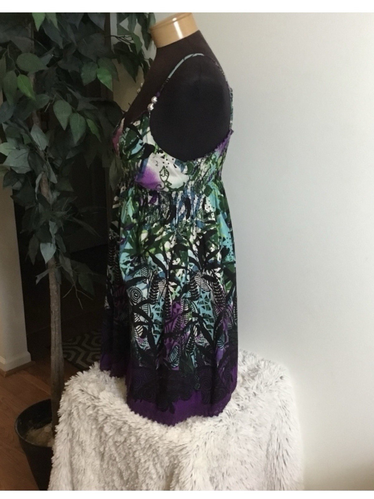 No Boundaries Juniors Size Large 11-13  U,to Color Sun Dress image 5