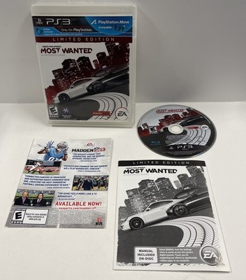 Need for Speed: Most Wanted - Limited Edition (Sony PlayStation 3, 2012) PS3 CIB