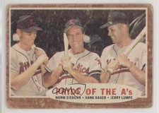 1962 Topps Pride of the A's Norm Siebern Hank Bauer Jerry Lumpe #127 5p5