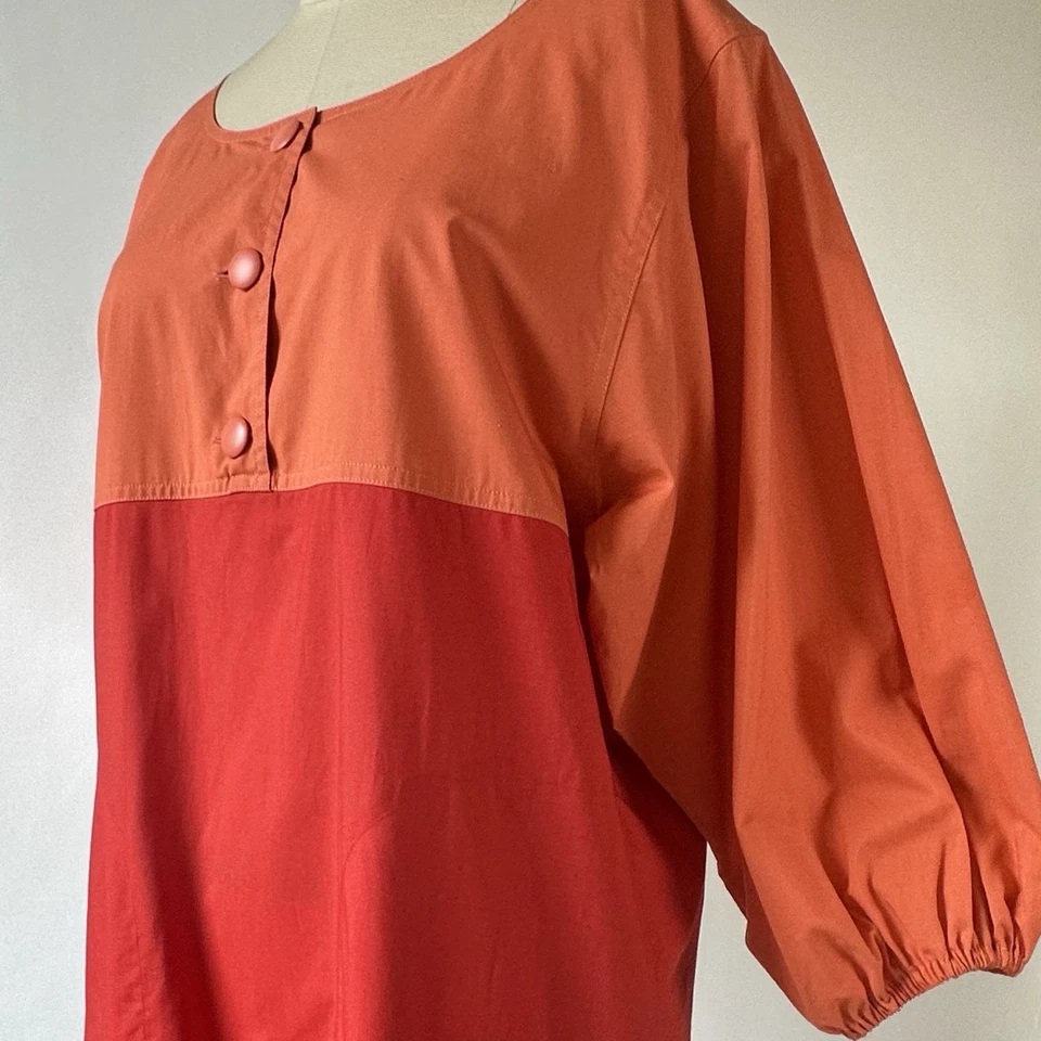 Vestido Yves Saint Laurent variação algodão bloqueado por cores tamanho 36 - Imagem 4 de 4