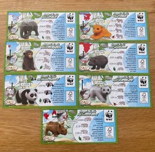 Beipackzettel BPZ - Satz Natoons Tierkinder DC018-DC024 aus Italien