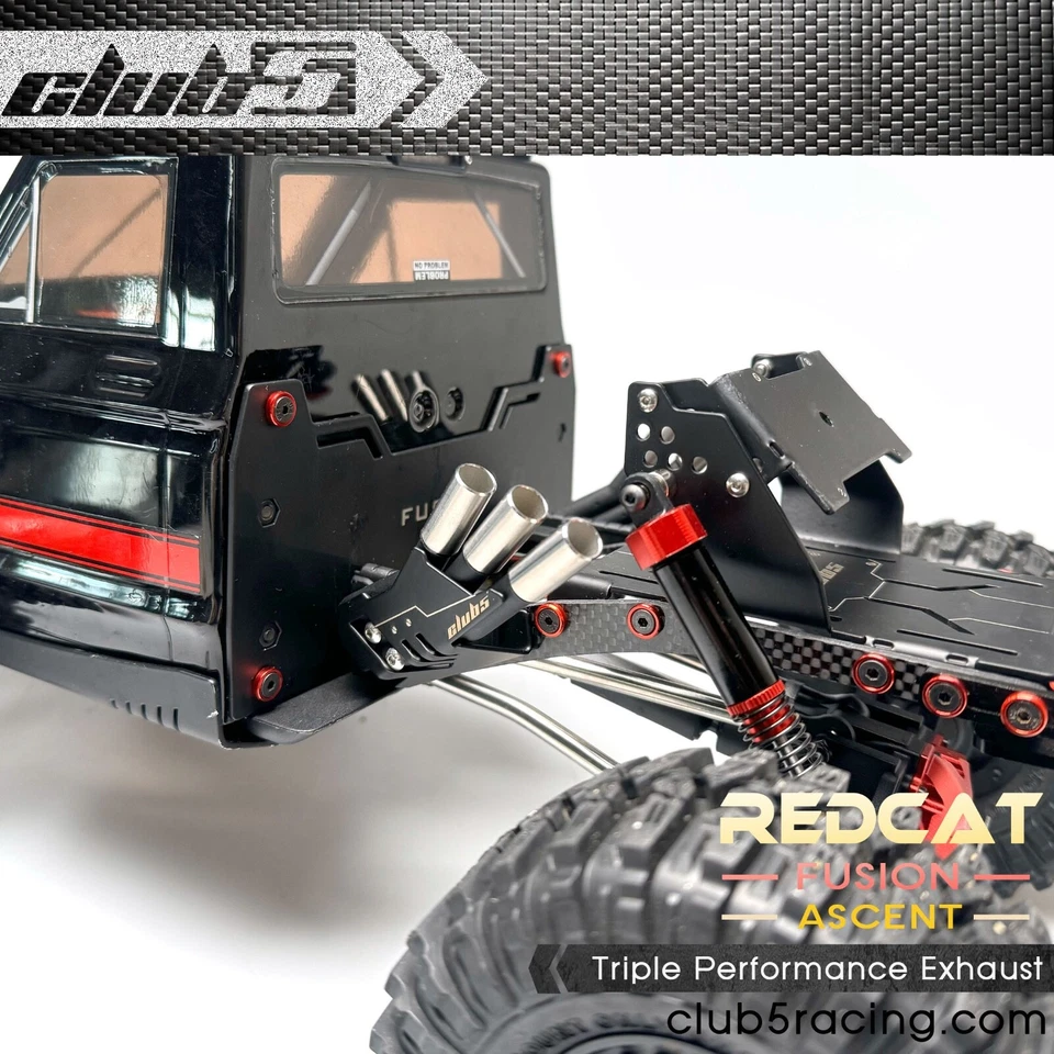 Triple Performance Exhaust for Redcat Ascent / Fusion - Image 3 of 4