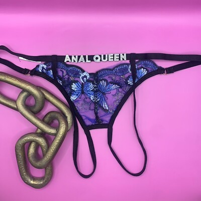 Butterfly Wings Lace & Mesh Crotchless Panty in Black & Multi | SAVAGE X FENTY Butterfly Wings Lace & Mesh Crotchless Panty in Black & Multi | SAVAGE X FENTY