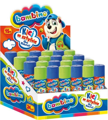 ST-MAJEWSKI Klebestift BAMBINO Kleber Bastelkleber für Schule Büro