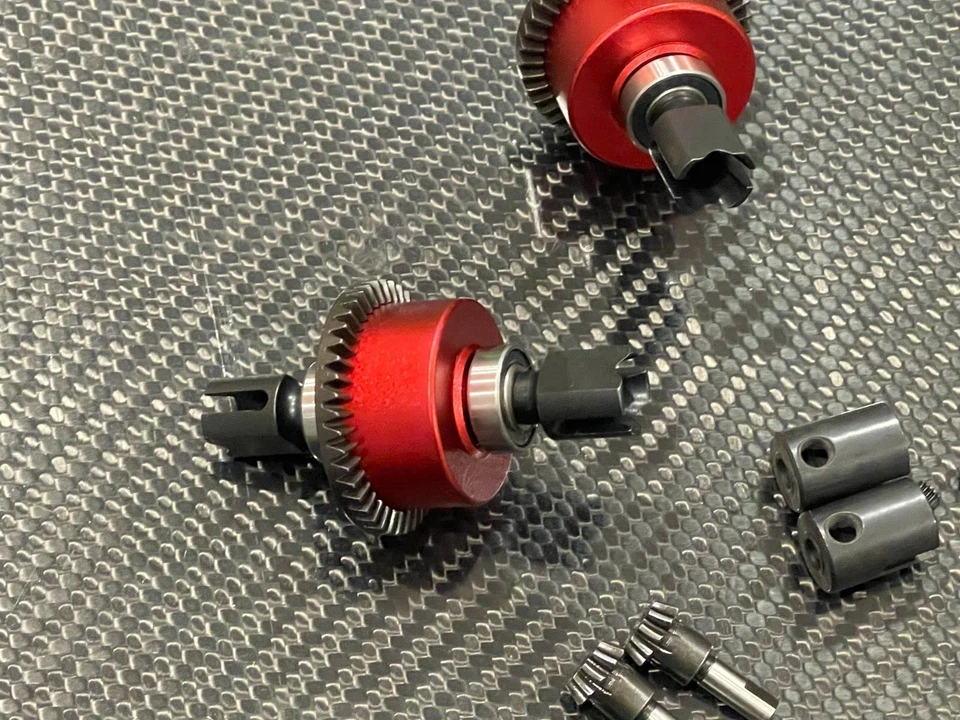 Front & Rear 43+10T Differential Diff for Arrma Kraton 6s BLX  Red - Image 2 of 3