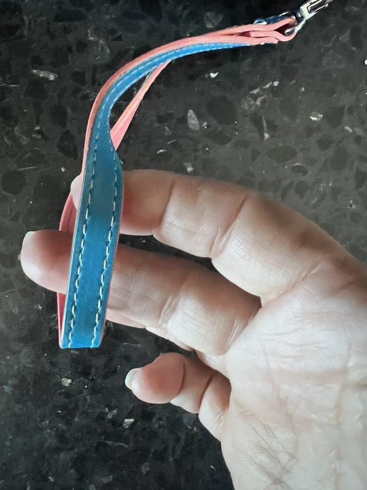 Lodis Audrey BeaPhone 钱包腕带。 绿松石/珊瑚色 — 第 4/4 张图片