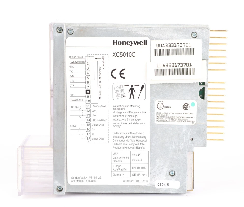 Honeywell XC5010C Excel 500 CPU Programmable Controller Module - Image 3 of 4
