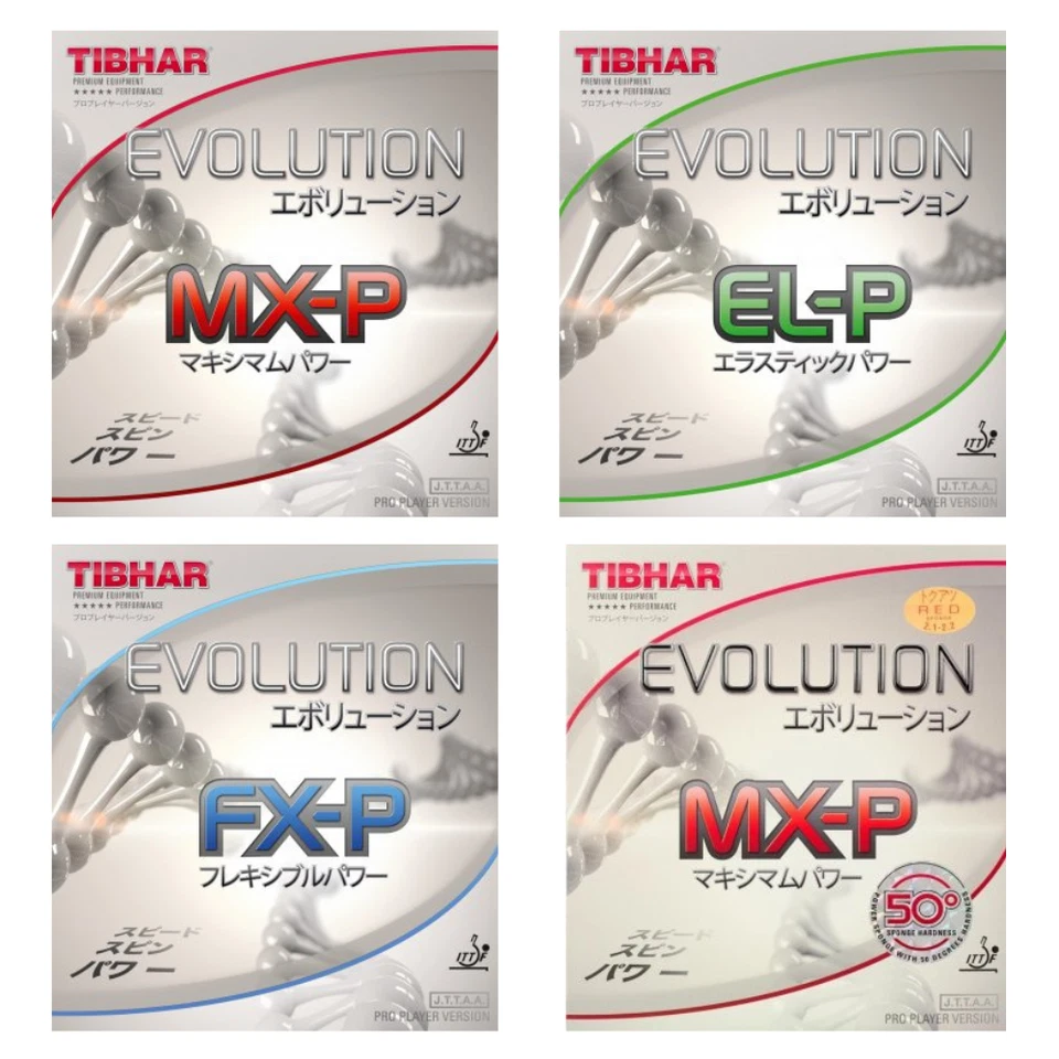 Tibhar Evolution ( MX-P 50° , MX-P , EL-P , FX-P )