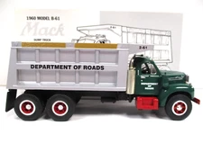 FIRST GEAR DEPARTMENT OF ROADS 1960 MACK B-61 HEAVY DUTY TANDEM AXLE DUMP TRUCK