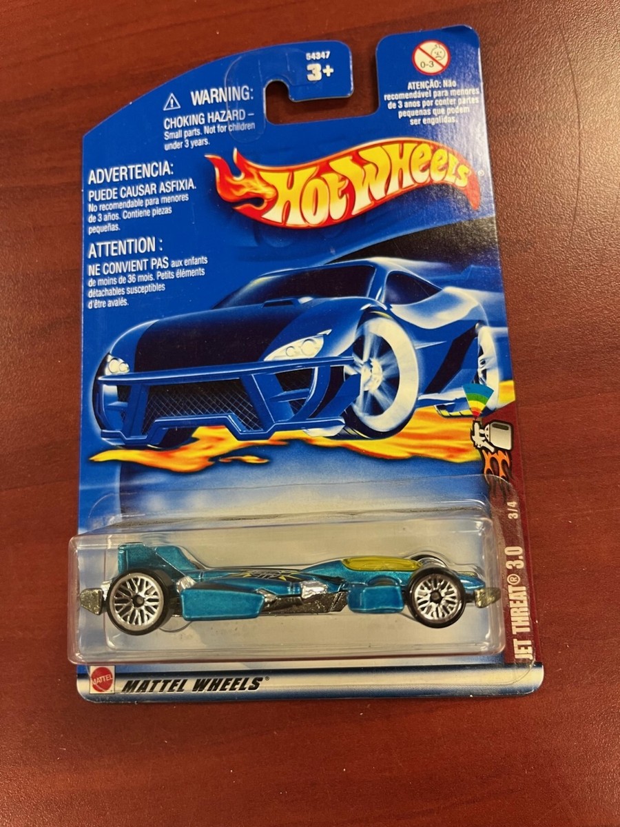 2002 Hot Wheels #89 Spectraflame II 3/4 JET THREAT 3.0 Blue A10 | eBay