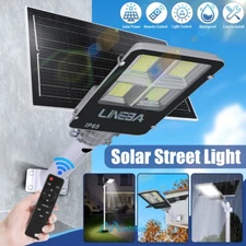 8800W LED Solar Street Lights Commercial Dusk To Dawn Aluminum Road Wall Lamp