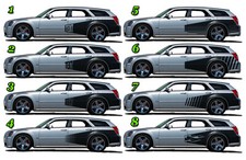 Cuda Billboard Racing Stripes Kit Fits 2005 - 2008 Magnum Sxt Rt Se Srt-8 Cuda Billboard Racing Stripes Kit Fits 2005 - 2008 Magnum Sxt Rt Se Srt-8