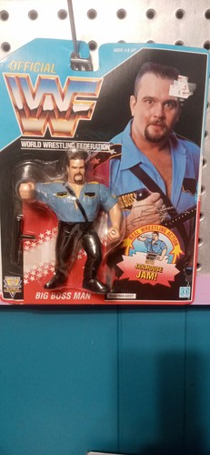 WWF/WWE Hasbro Big Boss Man series 3 MOC...