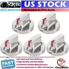 5PCS DG64-00472A Gas Stove Replacement Knobs for Samsung Range Oven DG64-00347B
