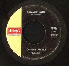 JOHNNY RIVERS MEMORY OF THE COMING GOOD/SUMMER RAIN IMPERIAL REC VINYL 45 48-114