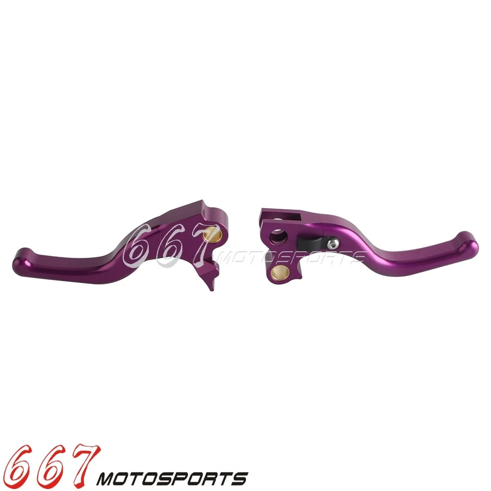 Palancas de embrague de freno de mano cortas para Harley Touring Glide Road King 1996-2007 Foto 4 de 4