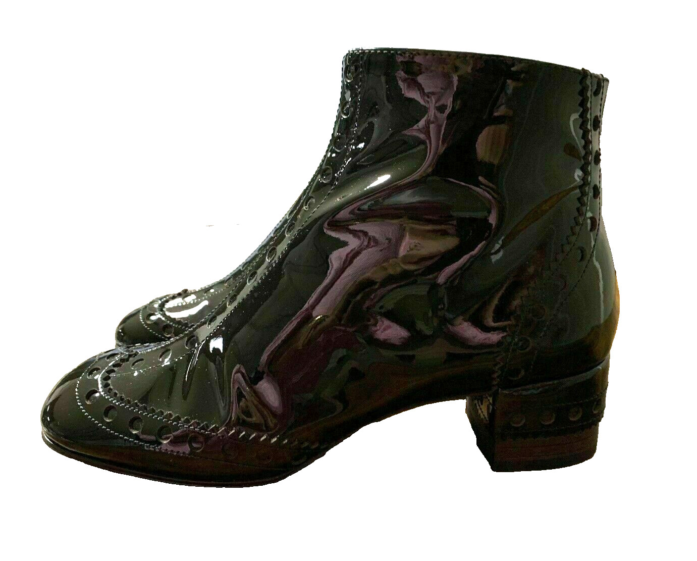 Chloe Perry Ankle Brogue Boots Iconic Shoes Booties 38