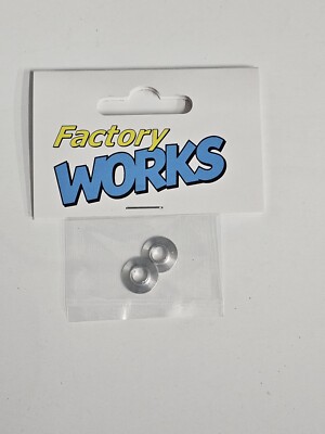 Factory Works Wheel Spacer Backing Plate 3/16 Axle vtg FOR RC10 replaces 9608