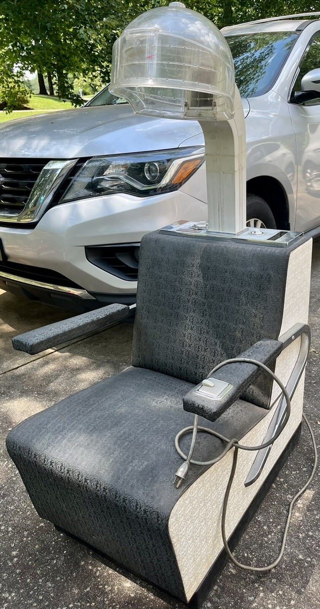 Dryer Chair Vintage Hooded Hair Dryer Pair Of Bonnet/Hooded Salon