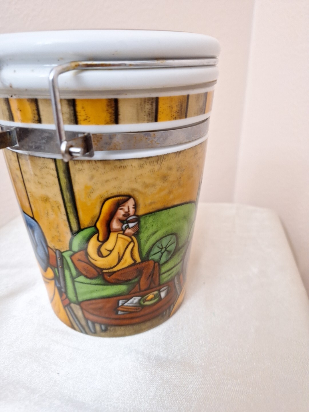 Airtight Canister Cafe, Illustration y Sylvie Bourbonniere, Joie de Vivre