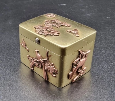 黄铜主要古董日本盒| eBay