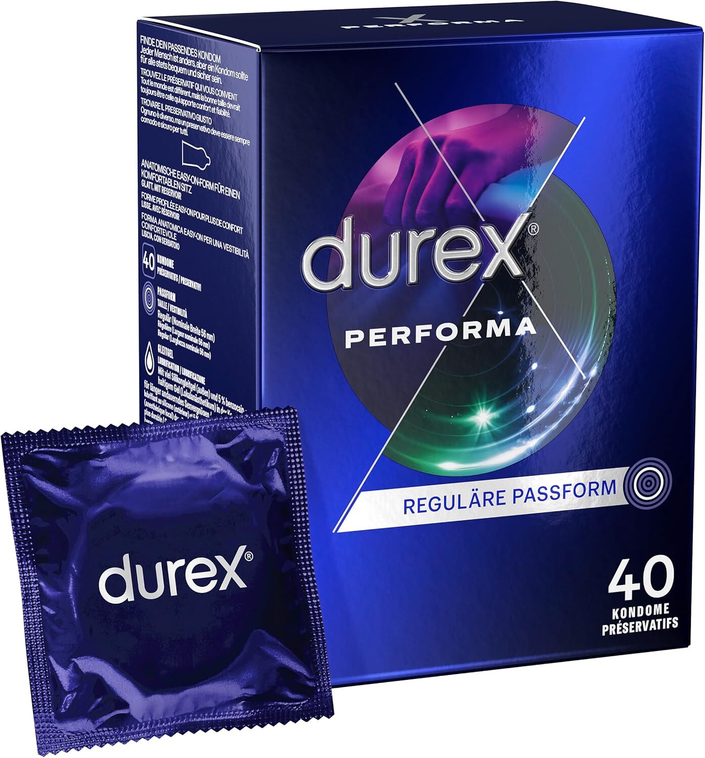 Durex Performa Kondome – Aktverlängernde 40 stück Condome