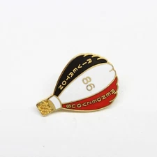 Riverton Rendezvous 86 Hot Air Balloon Pin Lapel Enamel Collectible