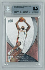 LEBRON JAMES 2007 Exquisite Collection #1 Serial #/225 - BGS 8.5