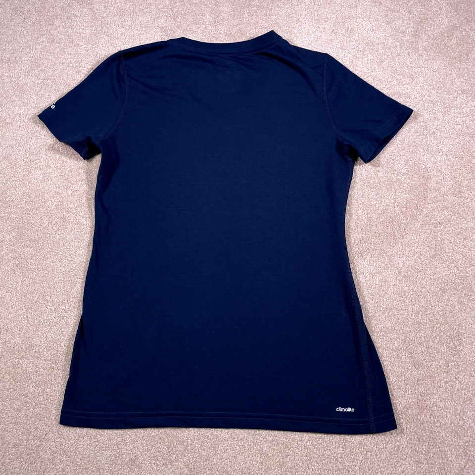 New England Revolution Shirt Women Small Blue MLS Soccer adidas Active Run Flag - Image 4 of 4