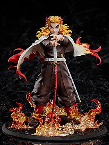 コミック・アニメ Demon Slayer Rengoku Kyojuro 1/8 Figure Aniplex Demon Slayer: Kimetsu no Yaiba Kyojuro Rengoku 1/8 Scale