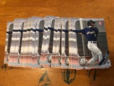 Lot (80) COREY RAY Brewers 2019 Bowman Baseball cards ALL BASE paper prospect