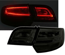 Original LED Lightbar Rückleuchten Schwarz für Audi A3 8P Sportback Smoke SET