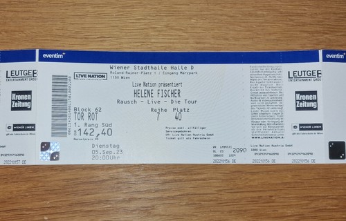 2 Konzert Tickets Helene Fischer 2023 - Bild 3 von 5