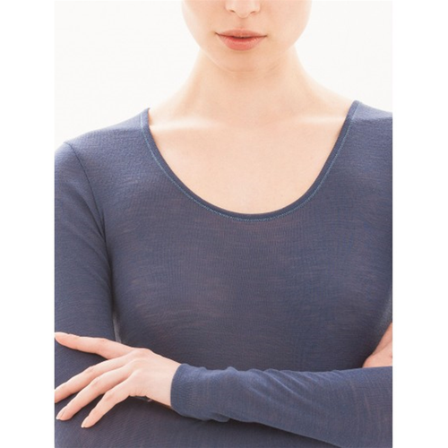MAGLIA DONNA RAGNO PURA LANA WONDERWOOL MANICA LUNGA CALDA E LEGGERISSIMA |  eBay