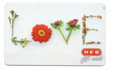 H.E.B. HEB LOVE Flowers Gift Card No $ Value Collectible