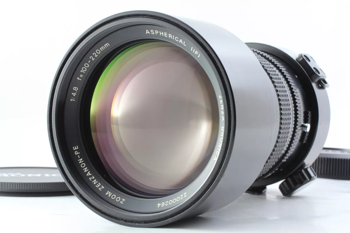 【NEAR MINT++】 Zenza Bronica ZENZANON PE 100-220mm f4.8 Aspherical Lens JAPAN