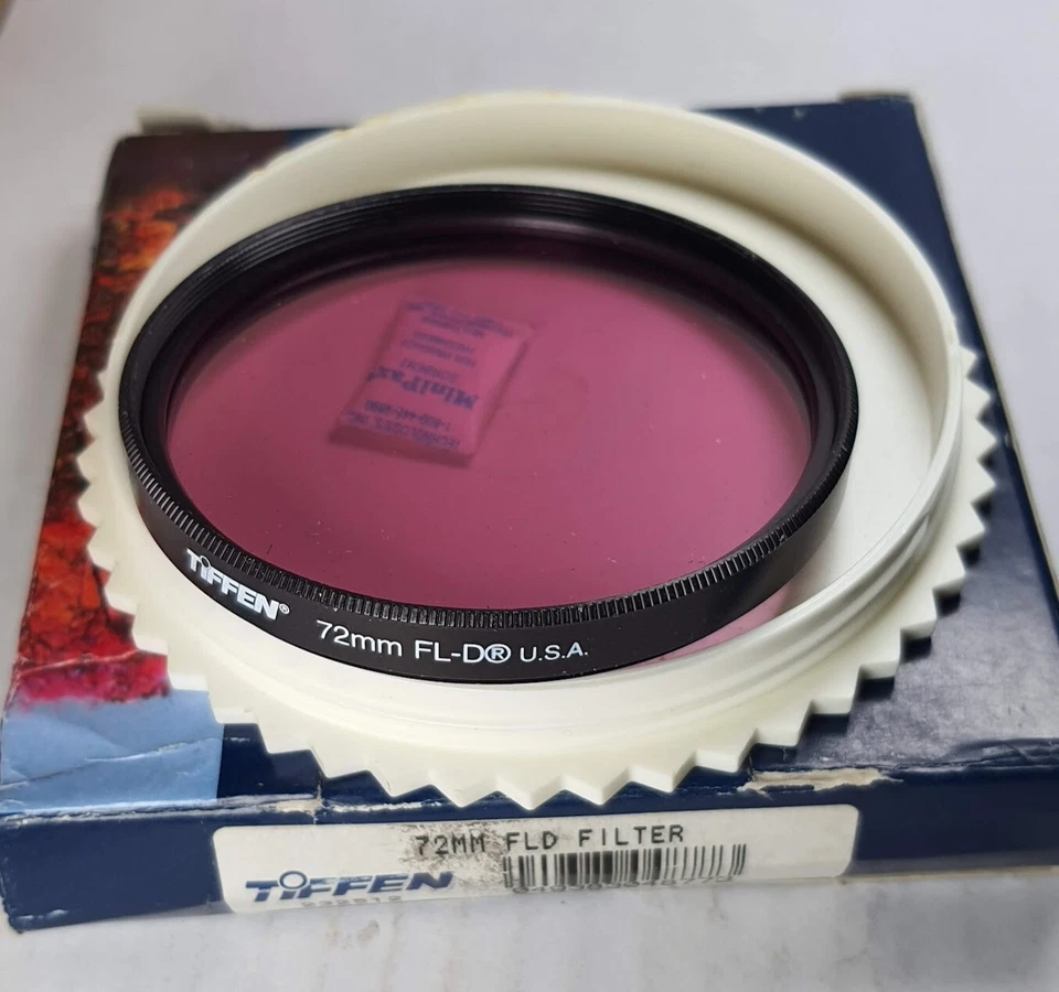 Tiffen 72mm FL-D Glass Lens Filter 72 mm Fluorescent FLD FL-Day USA NOS E-72 E72 - Image 3 of 4